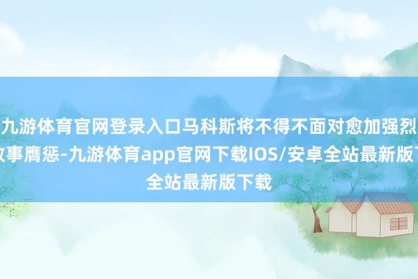 九游体育官网登录入口马科斯将不得不面对愈加强烈的政事膺惩-九游体育app官网下载IOS/安卓全站最新版下载
