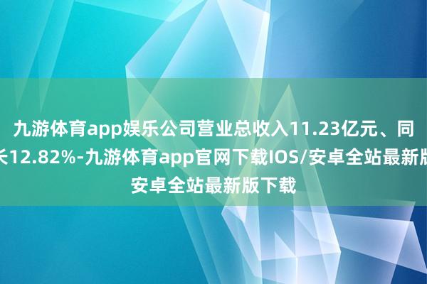 九游体育app娱乐公司营业总收入11.23亿元、同比增长12.82%-九游体育app官网下载IOS/安卓全站最新版下载